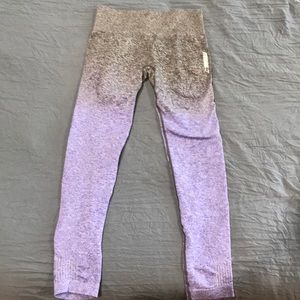 Gymshark Purple gray ombré leggings small